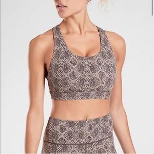 Athleta Ultimate Snake Sports Bra
